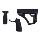 STOCK/GRIP/FOREGRIP COMBO BLK
