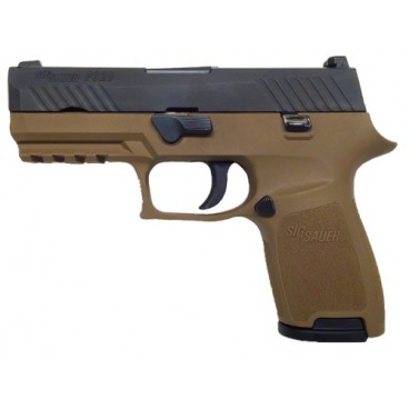 P320 CMPCT 9MM NIT/FDE 15+1 FS