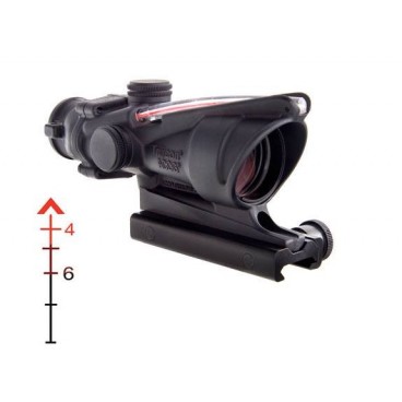 ACOG 4X32 .223 BAC CHEVRON RED